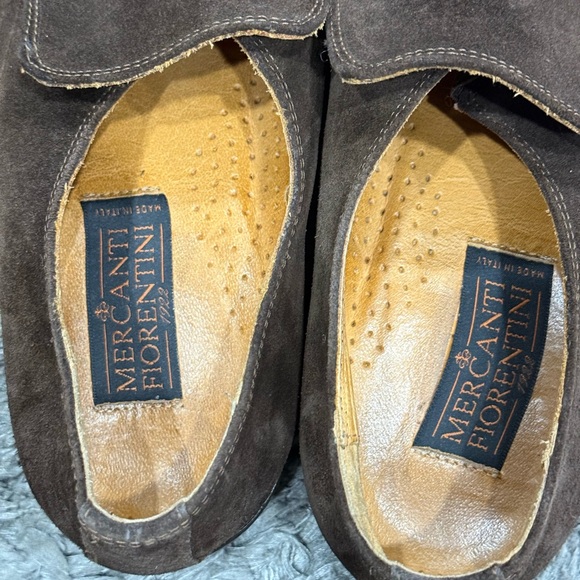 Mercanti Fiorentini Dress Shoes Mens Size 10.5 Brown Leather Made Italy - Picture 10 of 12